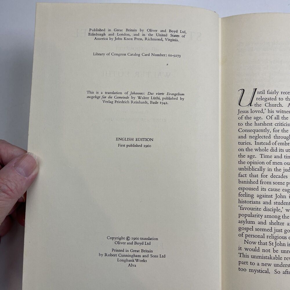 St John’s Gospel By Walter Luthi-1960 - Picture 8 of 8